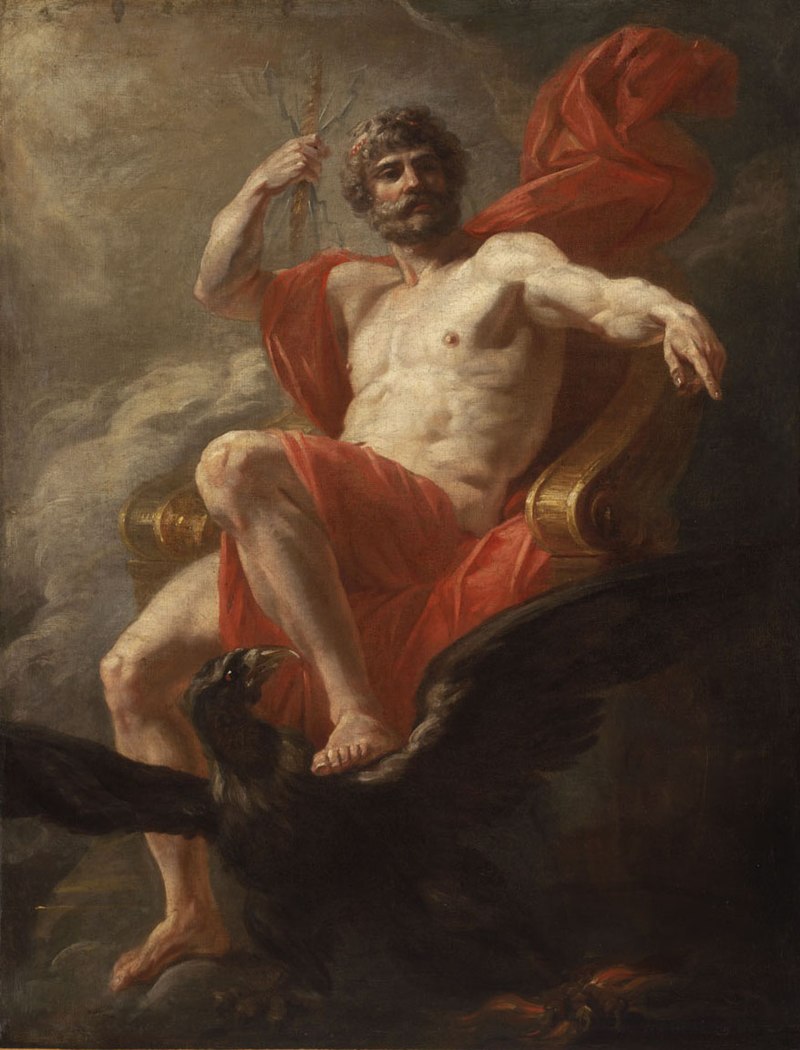 Jupiter Enthroned by Heinrich Füger (1776–1818)