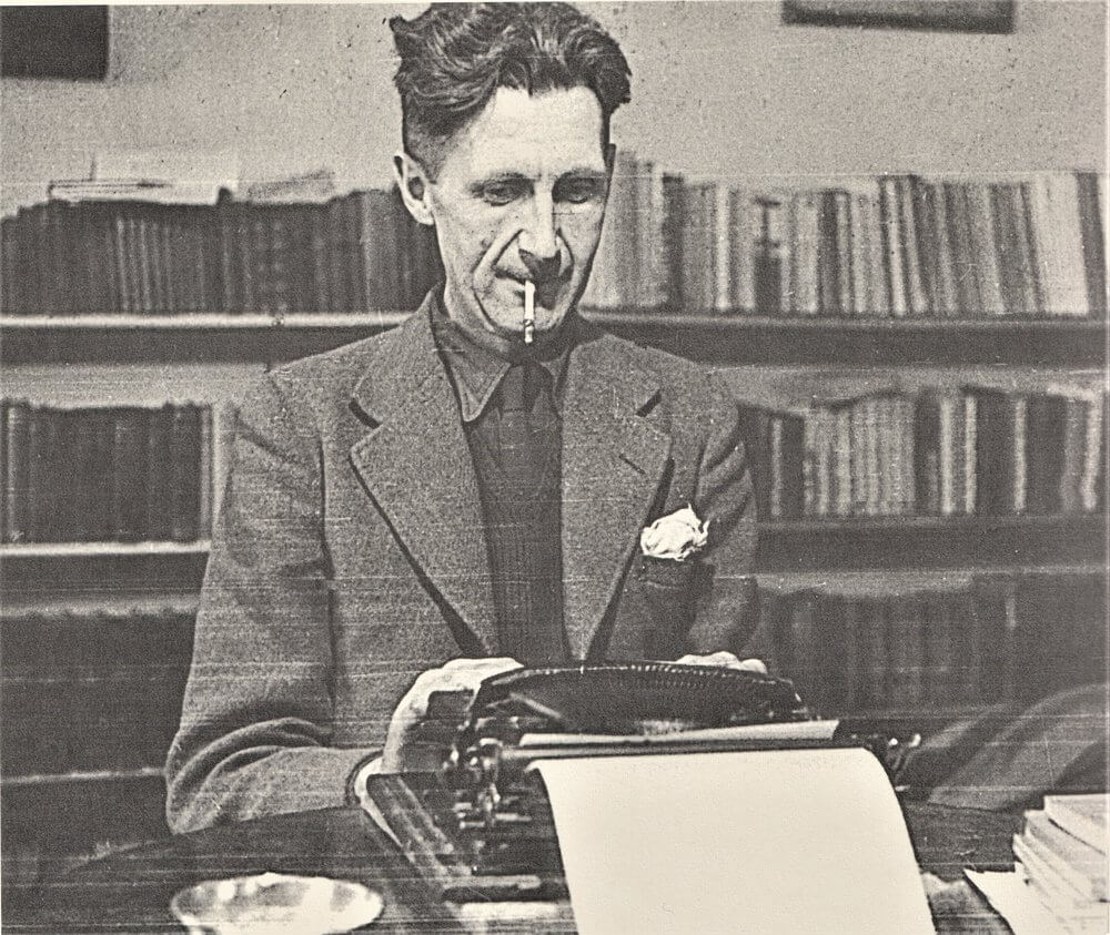 George Orwell, perhaps writing about dying metaphors