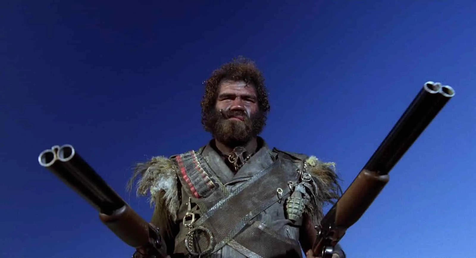 The demon biker providing an example of a low angle shot purpose (Raising Arizona)